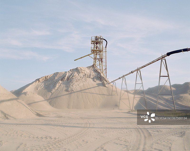 砂砾坑图片素材