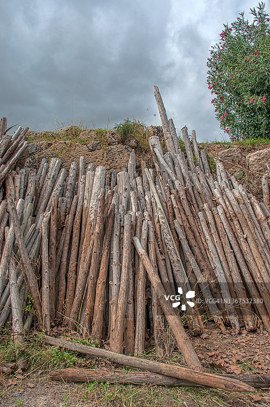 栅栏柱图片素材