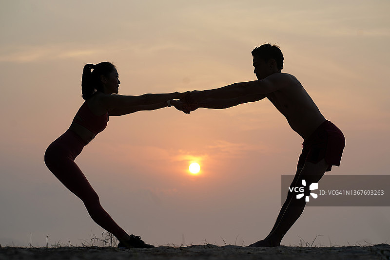 专业瑜伽练习图片素材