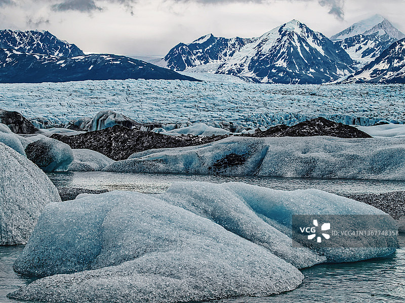 克尼克冰川风光图片素材