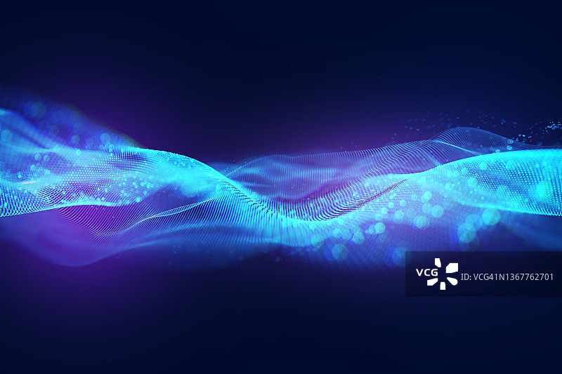网络数据波图片素材