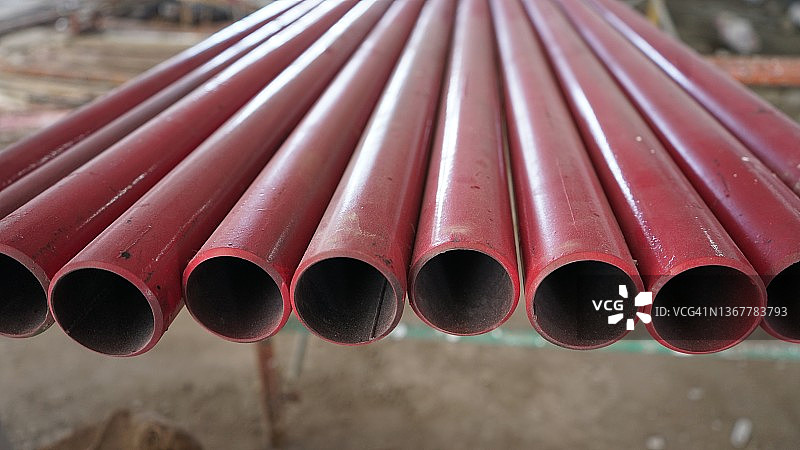 红色管道图片素材