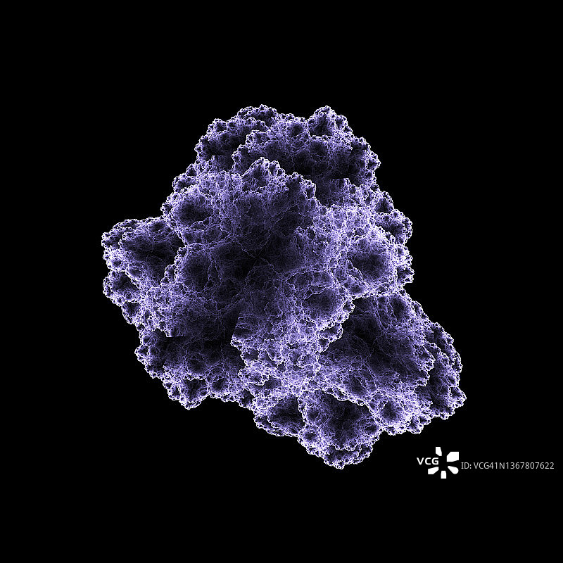 灰色分子 - 抽象数字艺术图片素材