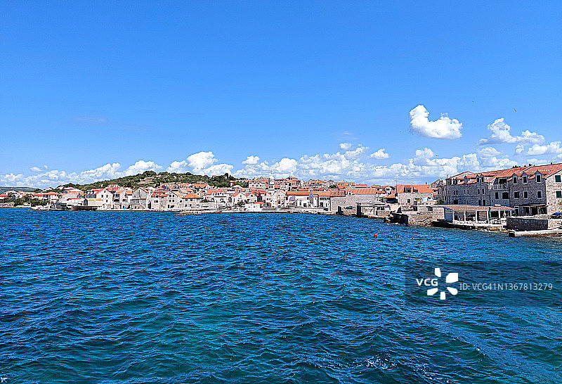 克罗地亚美丽小镇风光图片素材