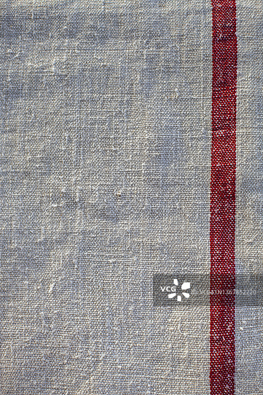 带红线的乡村麻布图片素材