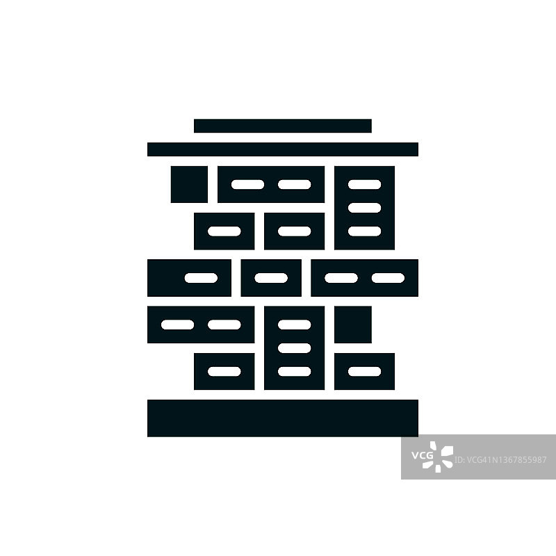 现代建筑实体图标图片素材