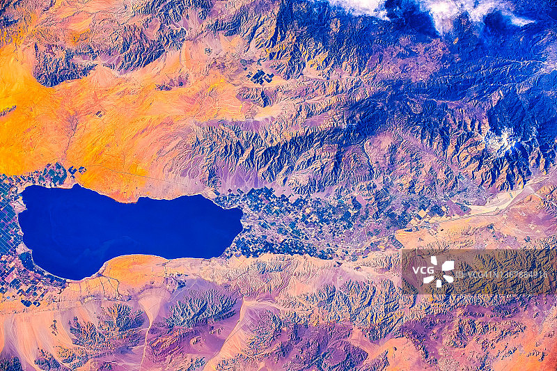 美国加利福尼亚州的索尔顿海图片素材