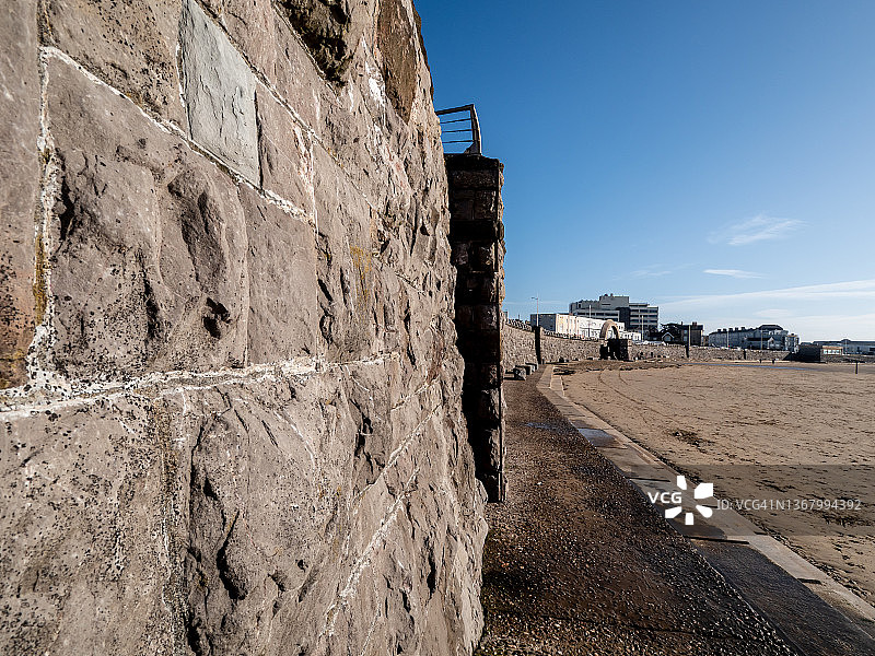韦斯顿超级 mare 海堤图片素材