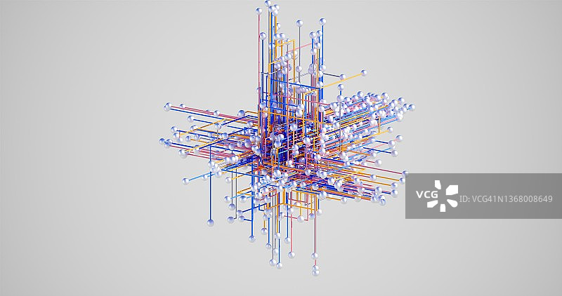 数字生成的碎片世界图像图片素材