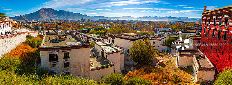 日喀则扎什伦布寺，中国西藏自治区图片素材