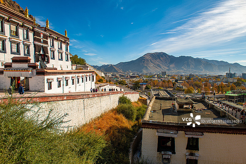 日喀则扎什伦布寺，中国西藏自治区图片素材