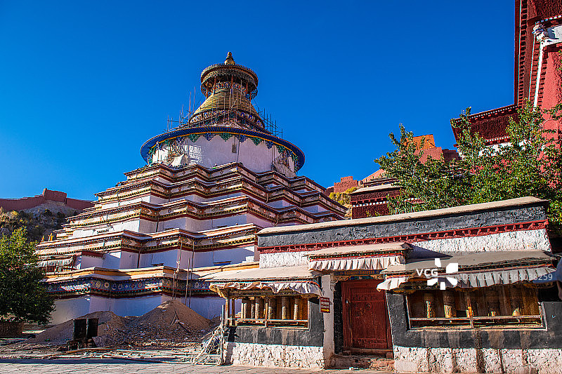 中国西藏江孜白居寺图片素材