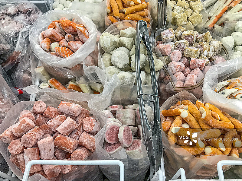 冷冻冰鲜鱼丸图片素材