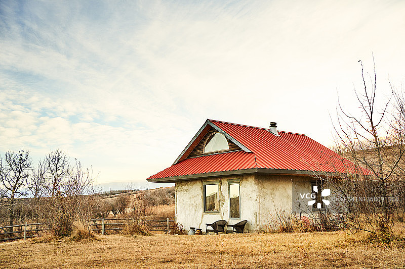 冬季乡村小屋图片素材