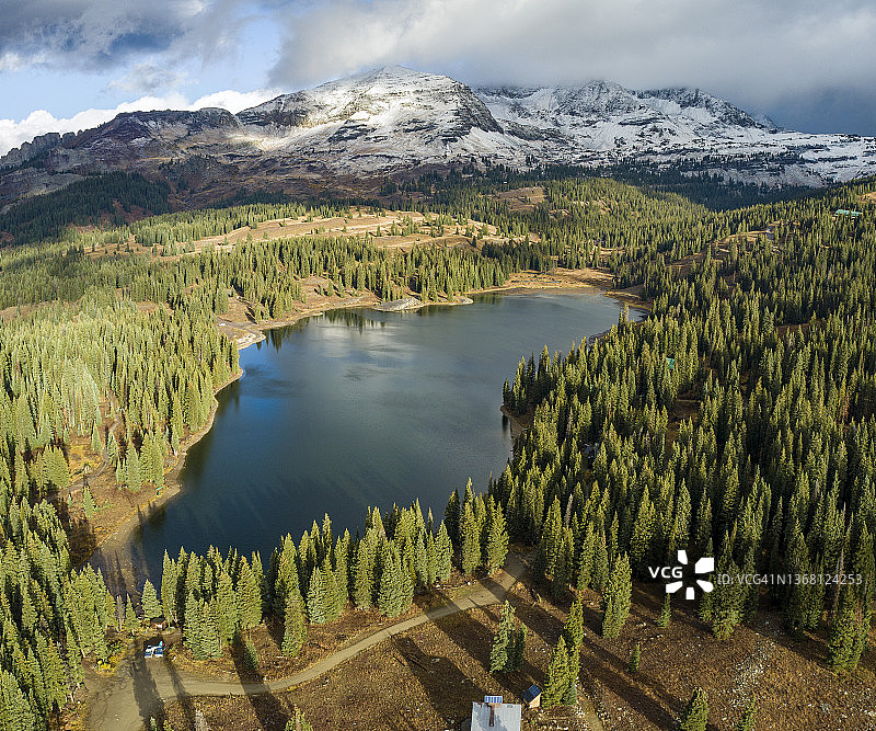 科罗拉多州欧文湖基布勒山口图片素材