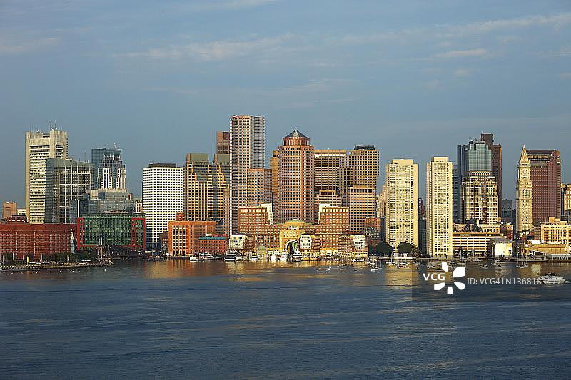 美国波士顿城市天际线图片素材