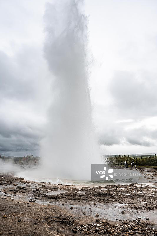 冰岛斯特罗克间歇泉图片素材