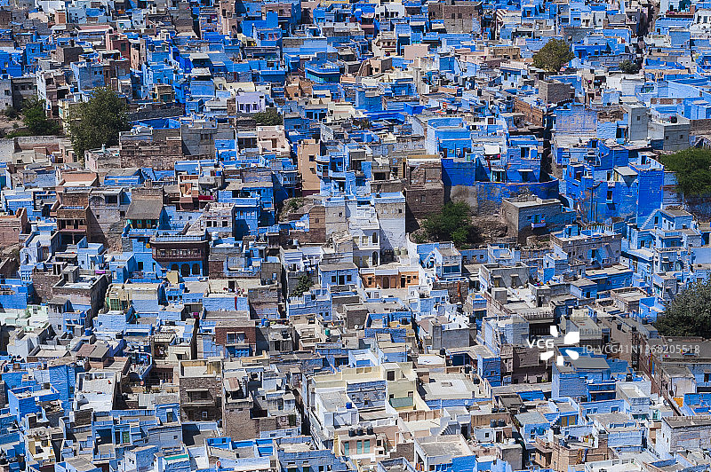 蓝色之城图片素材