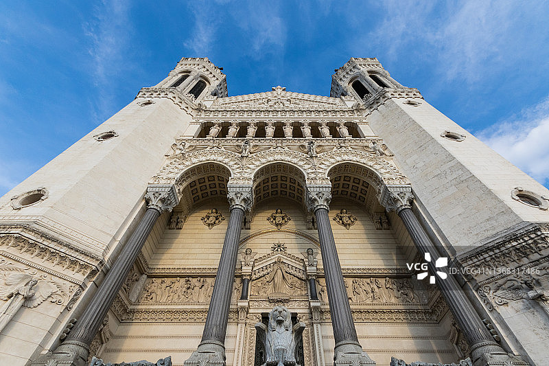 法国里昂富维耶圣母大教堂图片素材