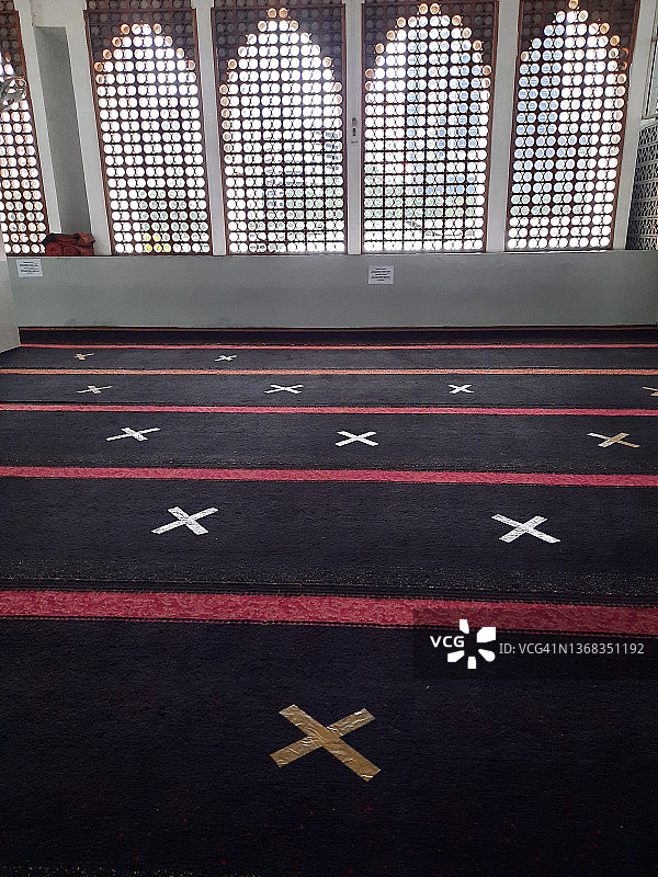 疫情期间的清真寺图片素材