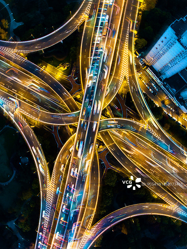 航拍公路图片素材