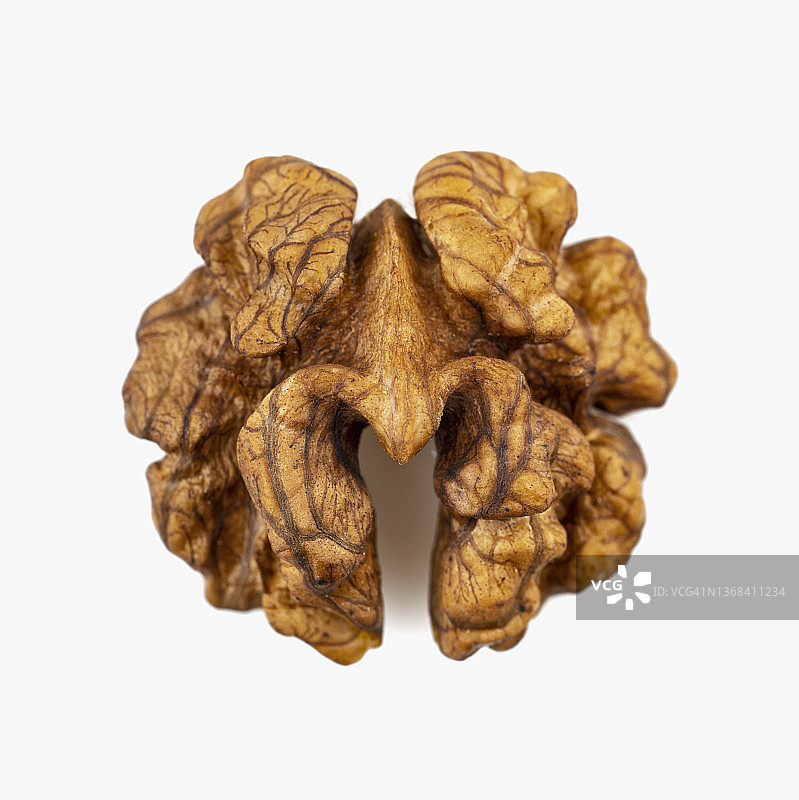 分离的核桃图片素材