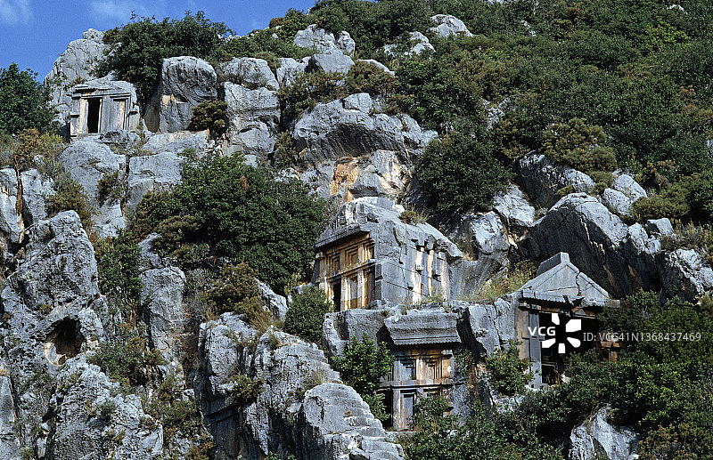 代姆雷的古代陵墓图片素材