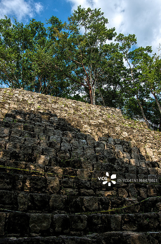 卡拉克穆尔，坎佩切州的巴兰库图片素材