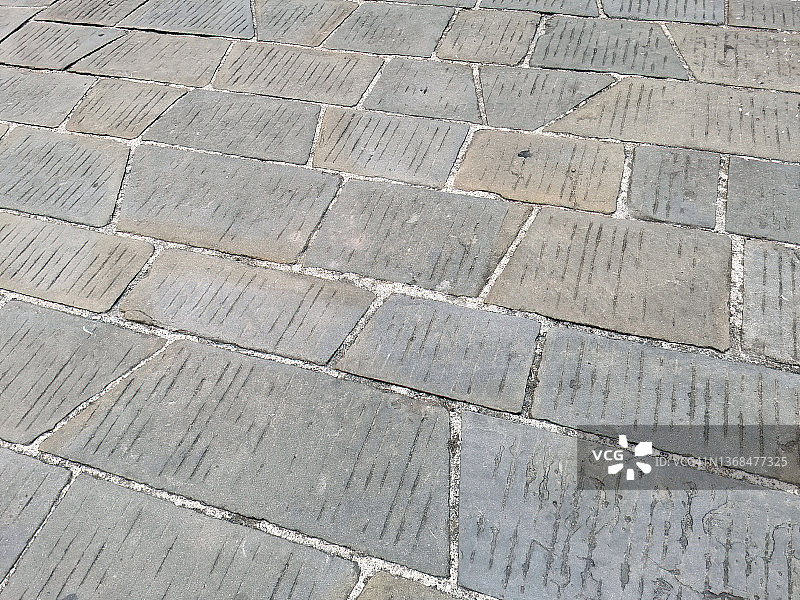 意大利道路上的铺路石纹理图片素材
