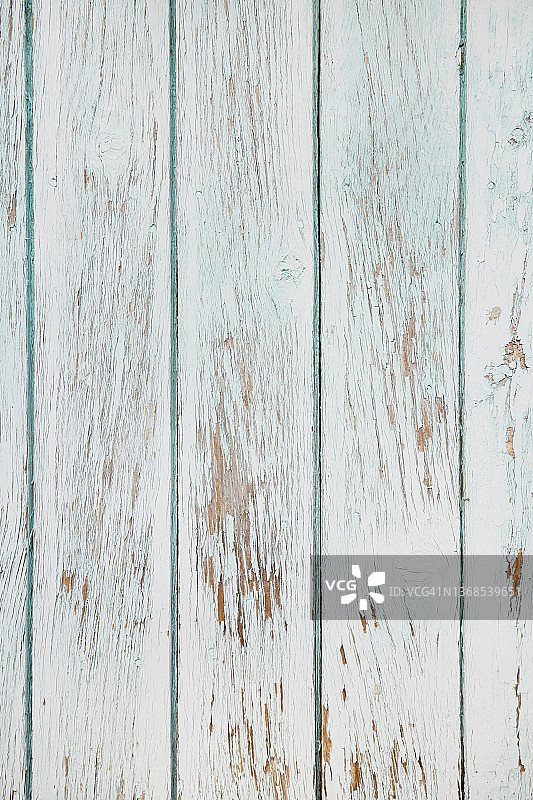 浅绿松石色旧木墙全画幅照片图片素材