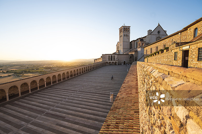阿西西圣方济各圣殿，翁布里亚图片素材