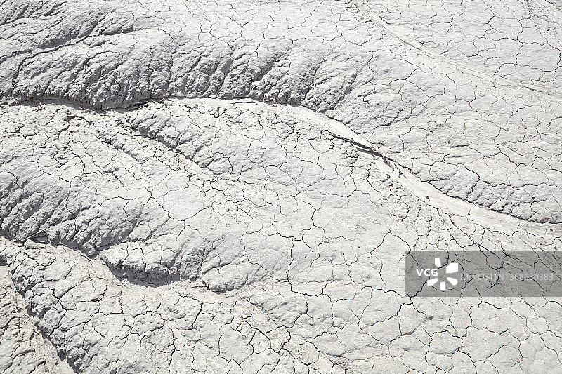 水蚀沙漠地面抽象细节图片素材