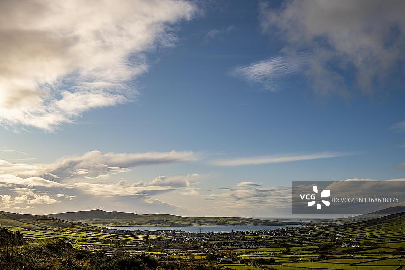 丁格尔半岛的港口，丁格尔半岛，凯里郡，爱尔兰图片素材