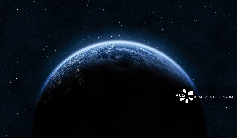 外太空中的星球图片素材