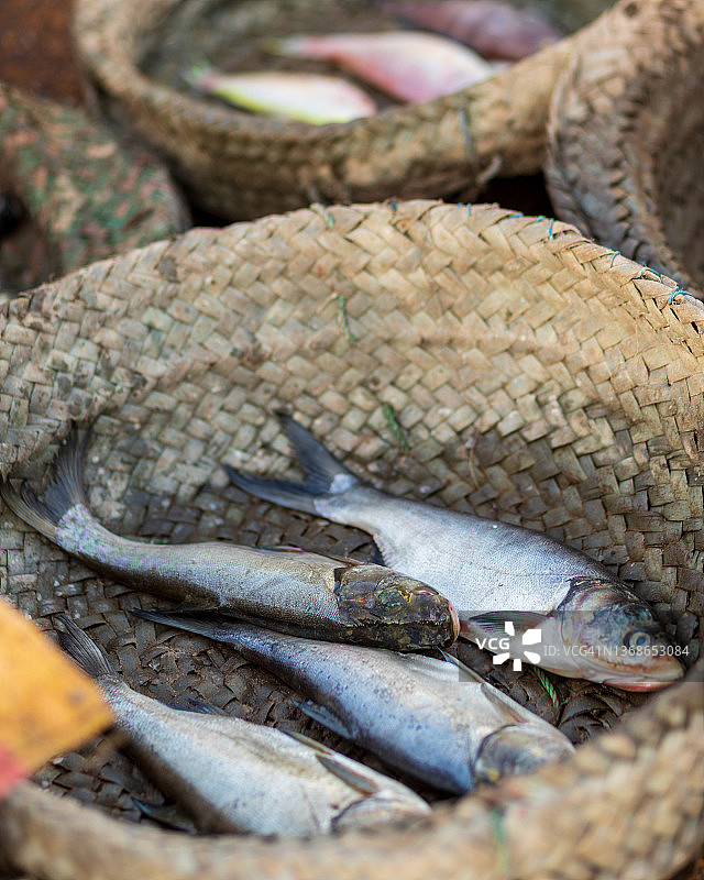 伊卜拉欣·海德里鱼市场，卡拉奇图片素材