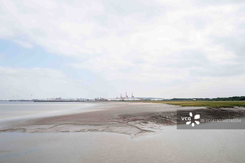 从波蒂斯黑德眺望埃文茅斯图片素材