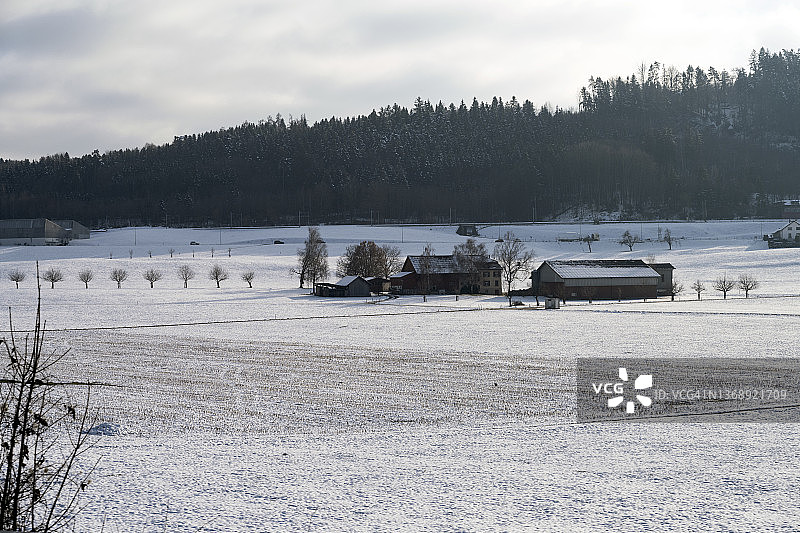 乌尔内舍附近的乡村风光图片素材