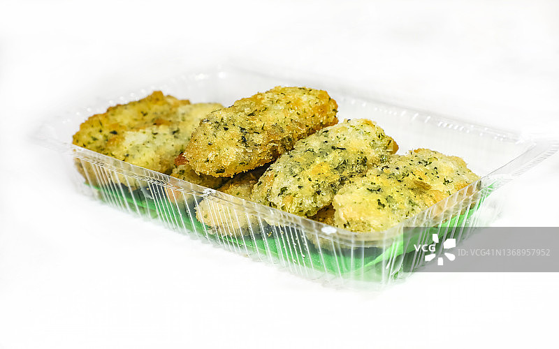 矶边炸鸡胸肉图片素材