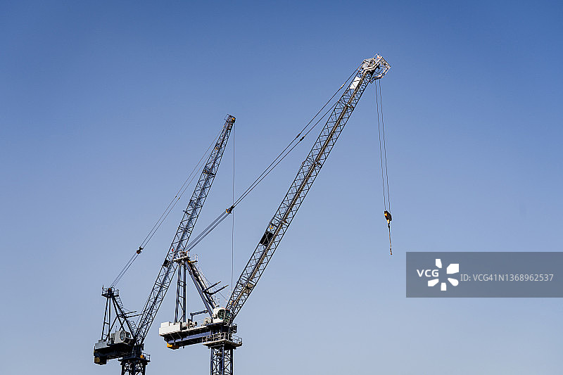 建筑起重机图片素材