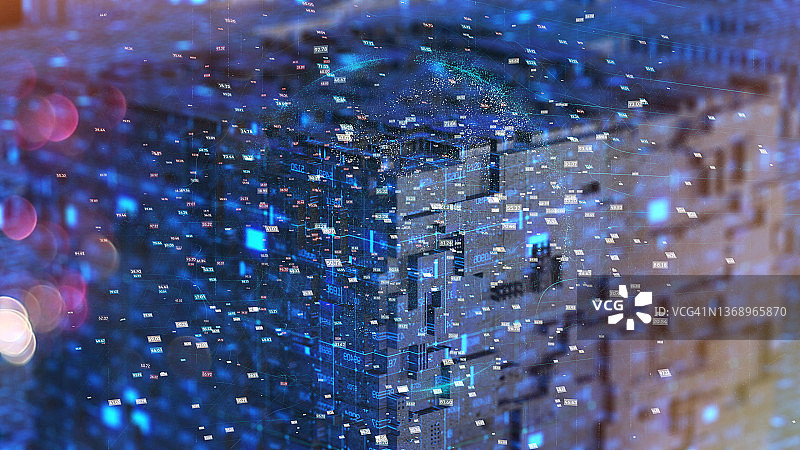 区块链背景概念图片素材