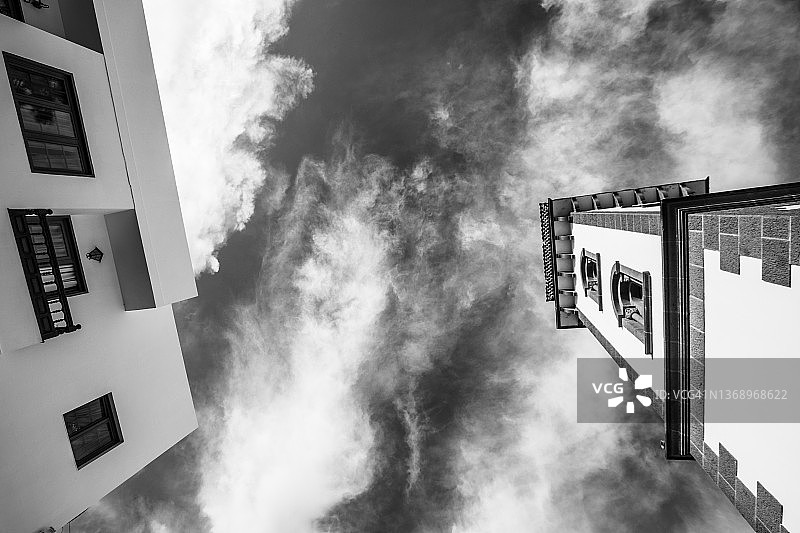 仰望宗教建筑图片素材