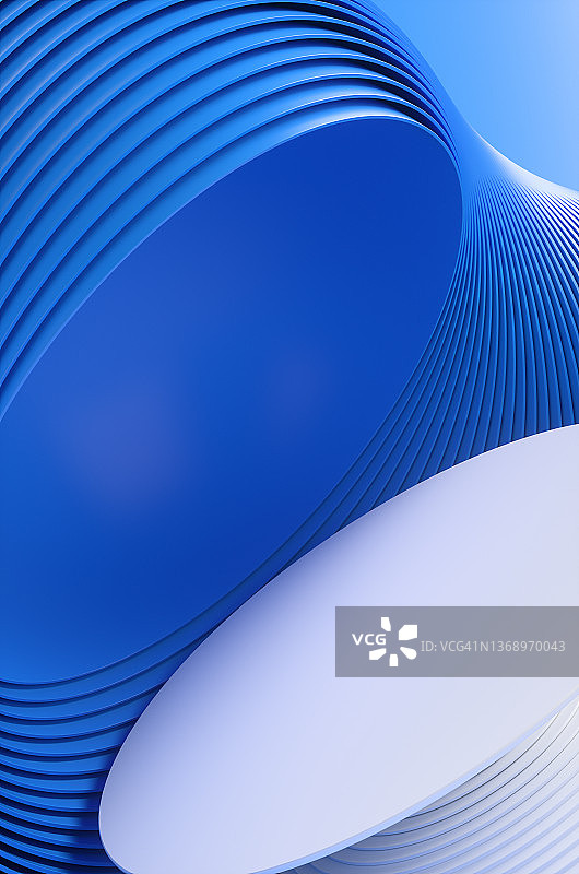 白色和蓝色渐变抽象未来螺旋背景图片素材