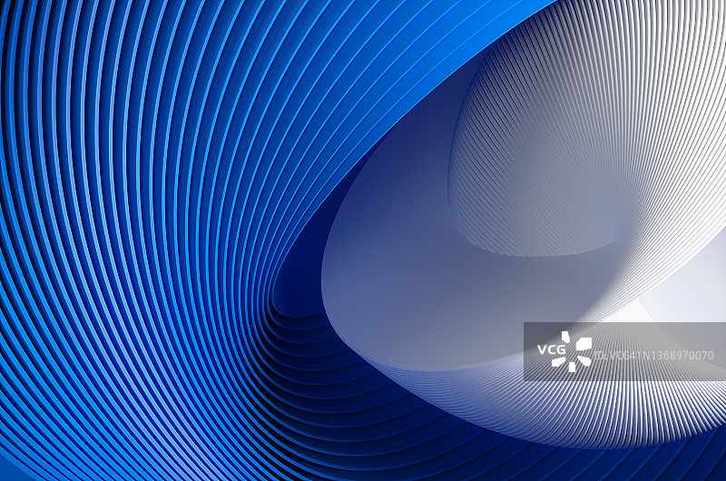 白色和蓝色渐变抽象未来螺旋背景图片素材