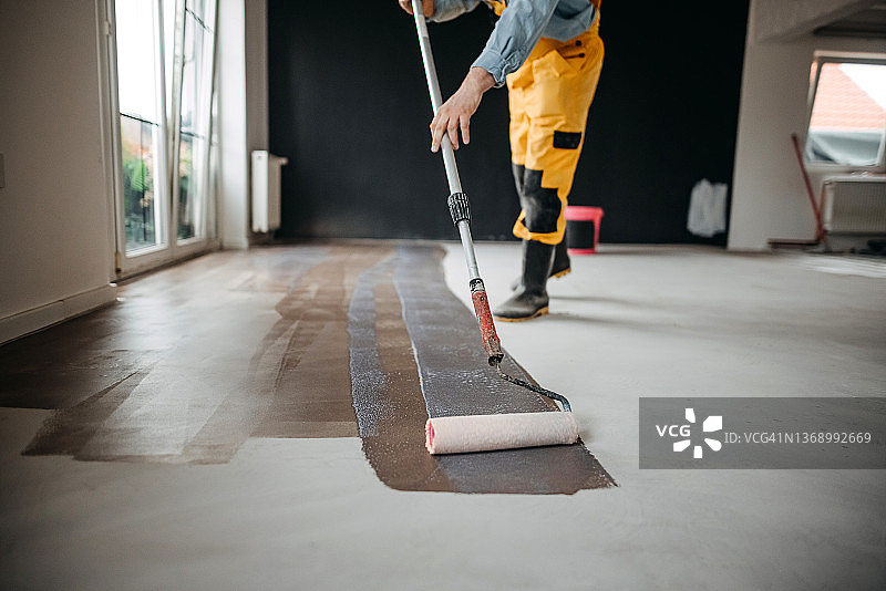 地板涂装图片素材