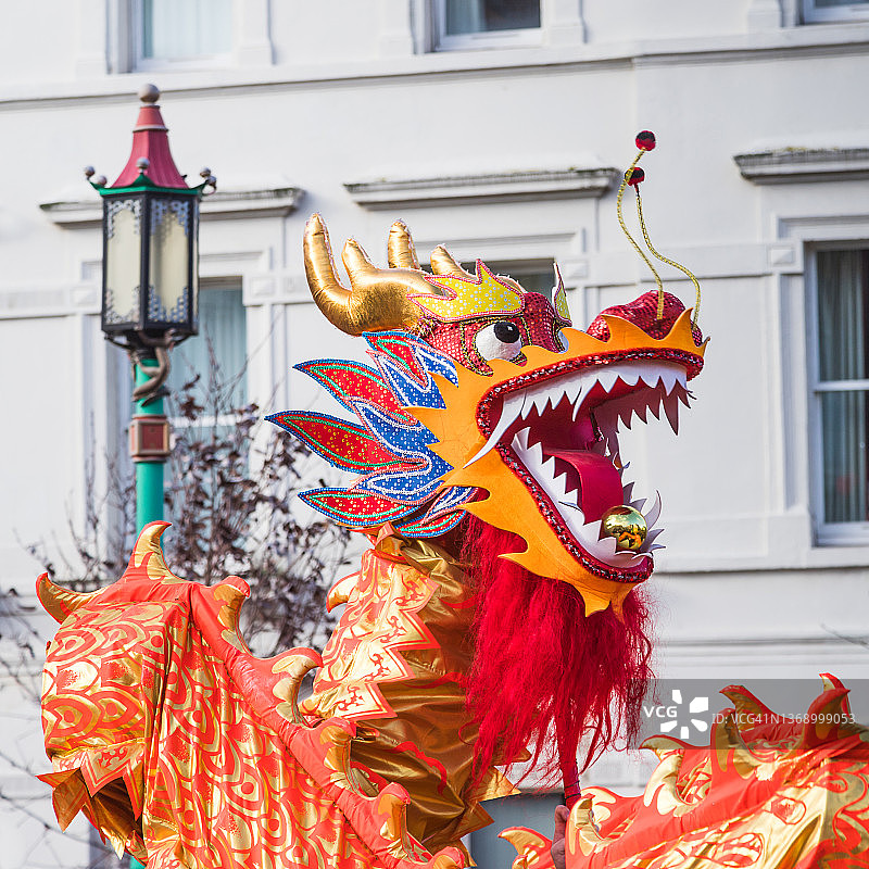 舞龙方形裁剪图图片素材