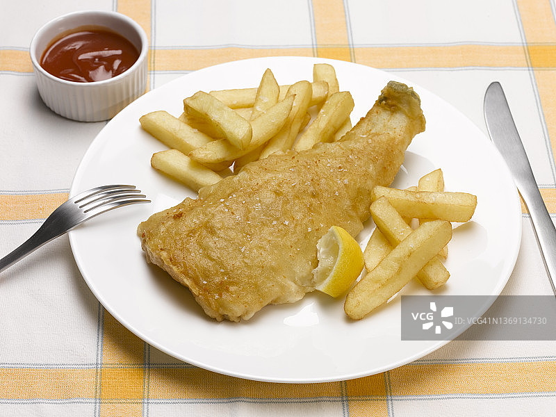 炸鱼薯条图片素材