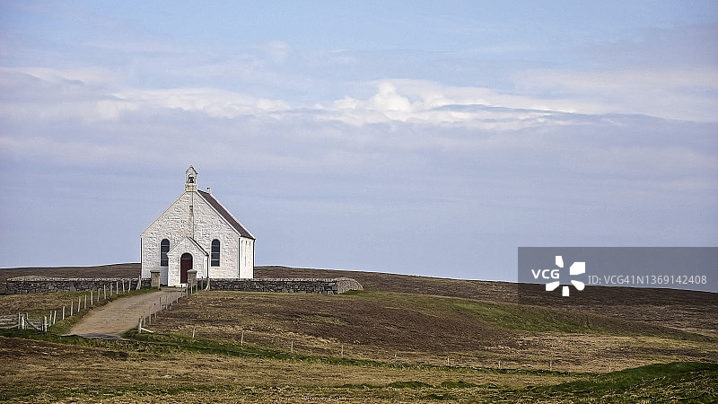 费尔岛教堂图片素材