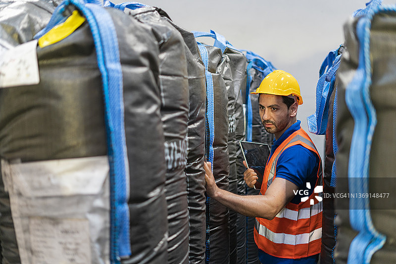 仓库运输检查员图片素材