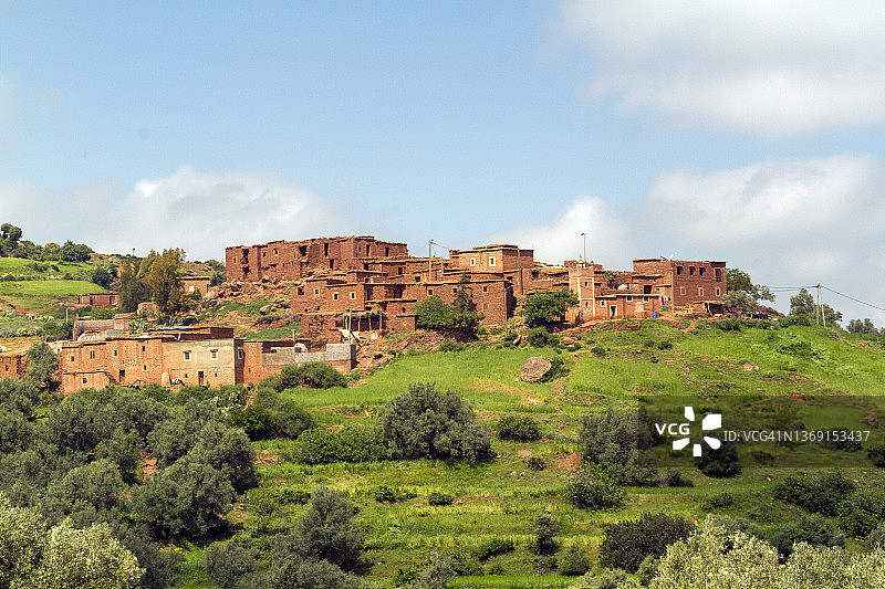 摩洛哥乌里卡山谷，北非图片素材