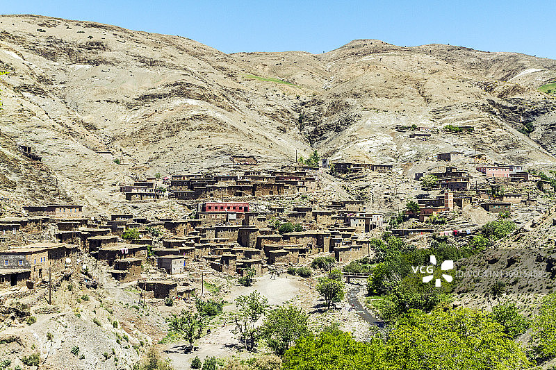 摩洛哥乌里卡山谷，北非图片素材